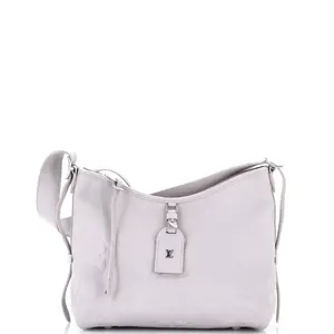 Pre-owned Louis Vuitton Leather Shoulder Bags CarryAll Hobo Monogram Empreinte Giant PM by Rebag
