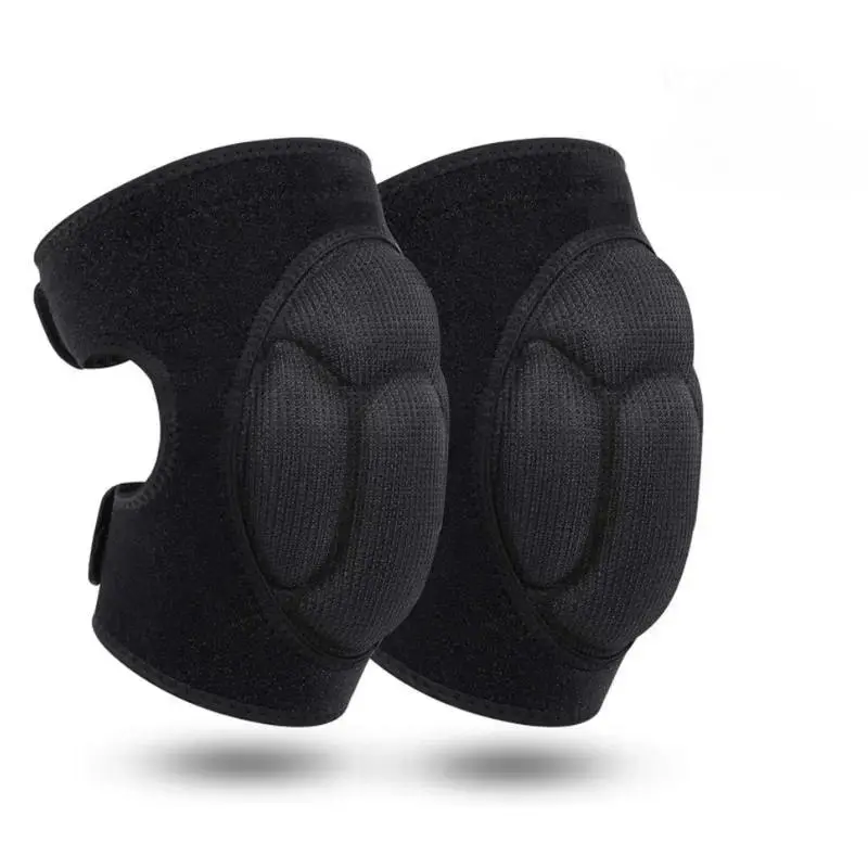 Adjustable Anti-Slip Durable Silicone Knee Pads - 25mm Thick EVA Foam, 20mm Impact Relief, Pressure Reduction Work Safety Equipment for Gardening, Football, Home Improvement Tasks