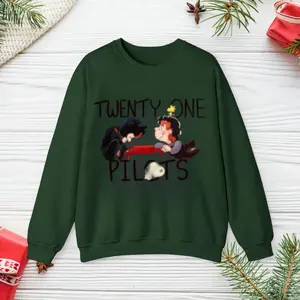 21 Pilots Xmas Graphic Tee | Cute Holiday Band Shirt for Music Lovers