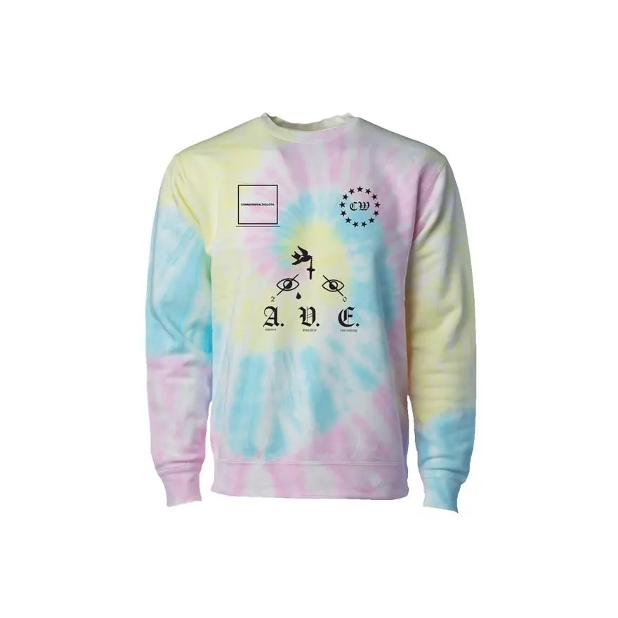 Tie Dye Sunset Swirl trifecta CommonWealthCloth. C
