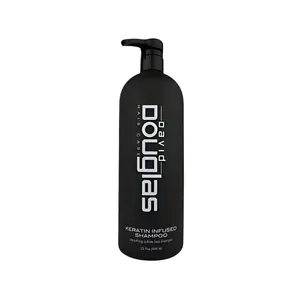 David Douglas Beauty Keratin Infused Hydrating Shampoo - 32oz with Pump, Cleanser for Daily Haircare, Moisturizing Hydrate & Anti-Frizz Treatment for Silky, Color & Chemically Treated Hair