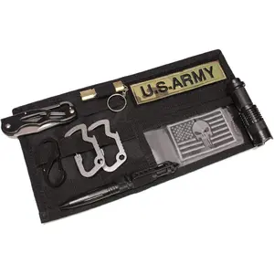 Sun Visor Organizer with MOLLE Panel | Universal  Storage Pouch, Compatible Sedan, Suvs, and  | for Small Tools, Glasses & Documents
