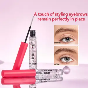 Clear Waterproof Brow Gel, Long-Lasting Invisible Setting Formula, Non-Sticky Eyebrow Gel, Shapes & Lifts Natural 3D Brows, All Skin Types, Precisely Sculpted Brows, Brow Lamination Gel