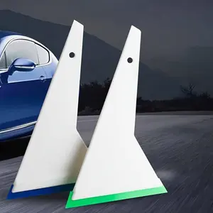 Professional Triangular Cow Bone Scraper Tool for Car Film Application - Water Driven, Squeezing, Scraping, and Solar Film Removal