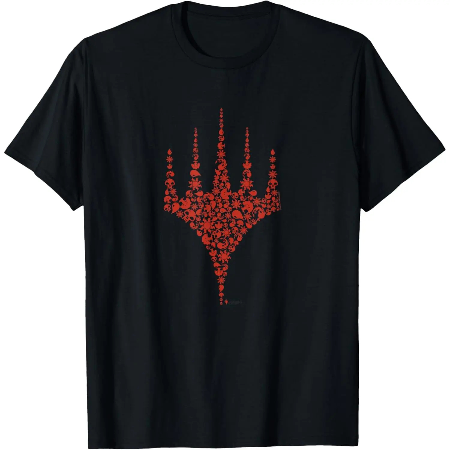 Men's Magic The Gathering Logo Graphic Streetwear T-Shirt - 100% Natural Cotton, Soft Menswear Shortsleeve Casual Top for Daily Wear & Sports, Tshirt, Fabric