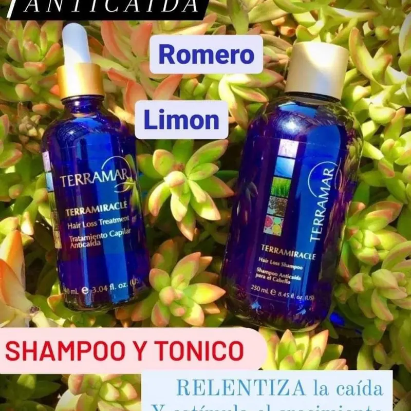Terramar Terramiracle Anti-Caída Hair Loss Treatment Shampoo & Serum Set for Hair Care