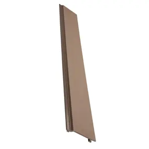 Light Brown Exterior Shiplap Siding Boards, Outdoor Wall Panel Cladding
