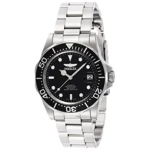 Invicta Men's Automatic Stainless Steel Watch - Pro Diver Black Dial Date | 8926