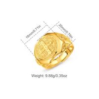 Gold-Benedict C.S.S.M.L. N.D.S.M.D. Vintage Ring