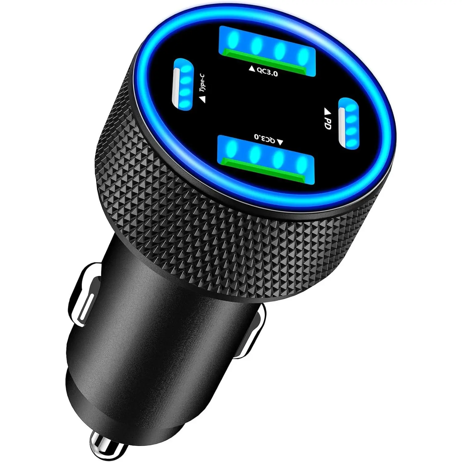 USB C Car Charger, Stuffcool W Dual USBC & USBA Car Power Adapter Port PD/QC Type C Fast Charge Cigarette Lighter Carplay Charger for iPhone   Pro Max      /Galaxy S S/Pixel