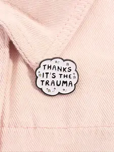 Creative Funny Brooch, Cute Cartoon Badge for Daily Clothing Decor, Trendy All-match & Exquisite Brooch for Birthday Gift, Fashion Accessory