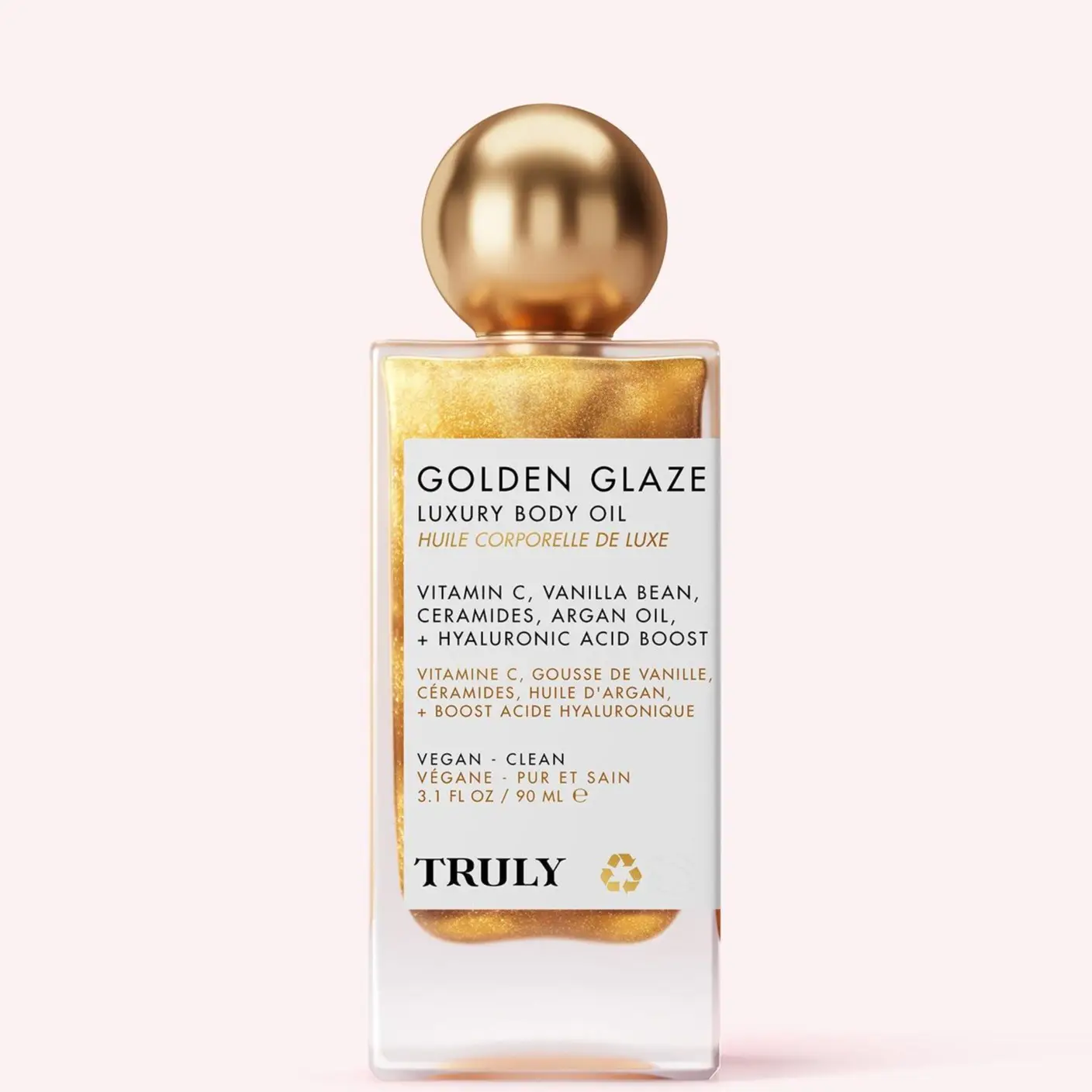 Golden Glaze Brightening Body Shimmer Oil – Targeted Dark Spot Treatment with Vi...