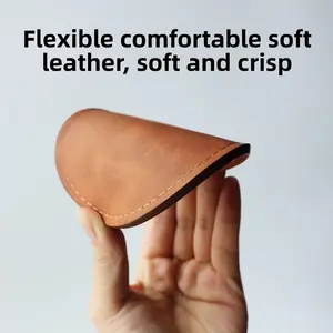 Double-sided vintage cowhide pattern thickened coaster, PVC leather round PU coffee insulation mat, hotel tea cup mat