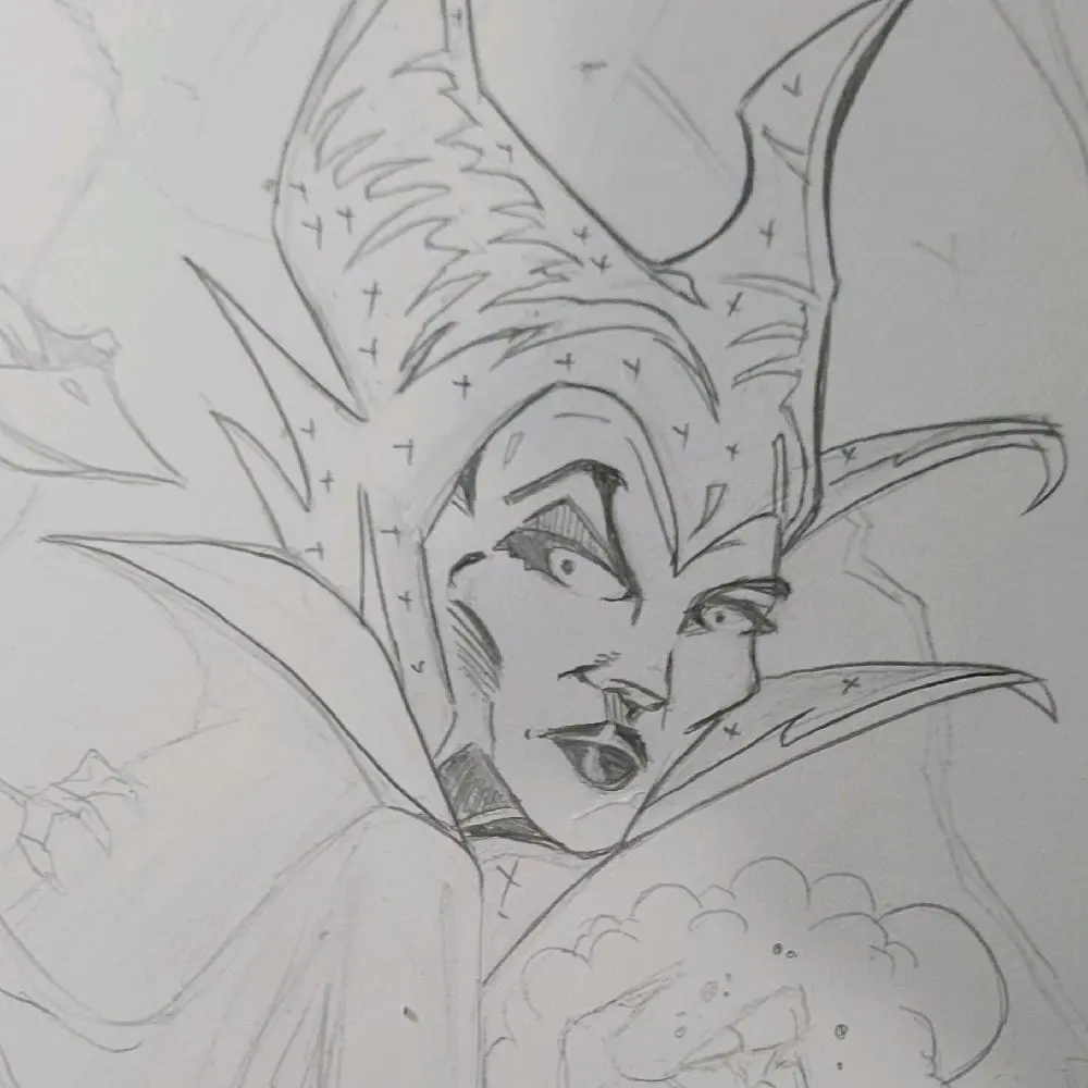 A Magnificent Drawing ofna beloved character as a child