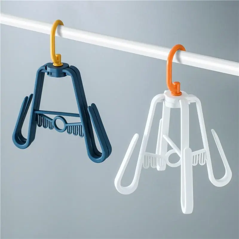 Shoe Drying Rack Sandal Rack Multi-functional Punch-free Plastic Hook Shoe Drying Rack Household Rotatable Foldable Shoe Drying Rack, Drying Racks