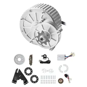 Fathersdaygift VEVOR 450W Electric Brushed DC Motor Kit - 36V 3000rpm Motor with Upgraded Speed Controller and Thumb Throttle Kit for Go Karts E-Bike Motorcycle Scooter