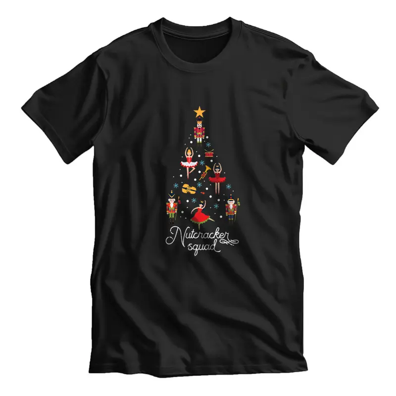 Christmas Nutcracker Squad Ballet Dance Women Girls T-Shirt