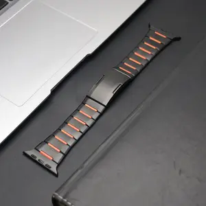 Stainless Steel Band for Iwatch Ultra3 2 49mm Men Luxury Alloy Strap for Apple Watch Series 11 10 46mm 9 8 7 6 5 4 Se Se3 45mm 44mm Business Bracelet Smart Watch Straps Smartwatch Strap