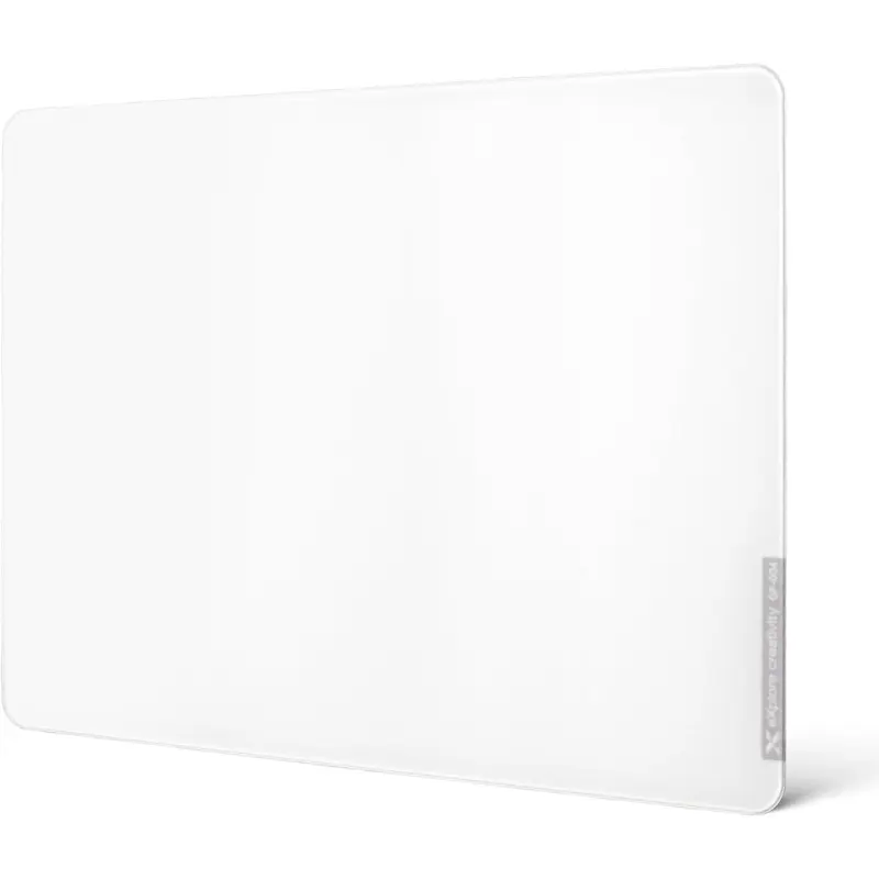 XVX White Glass  Pad 4.0, Hard Mousepad for Gaming,Ultra-Smooth -Etched Surface with Non-Slip Rubber Base(410mm*310mm)