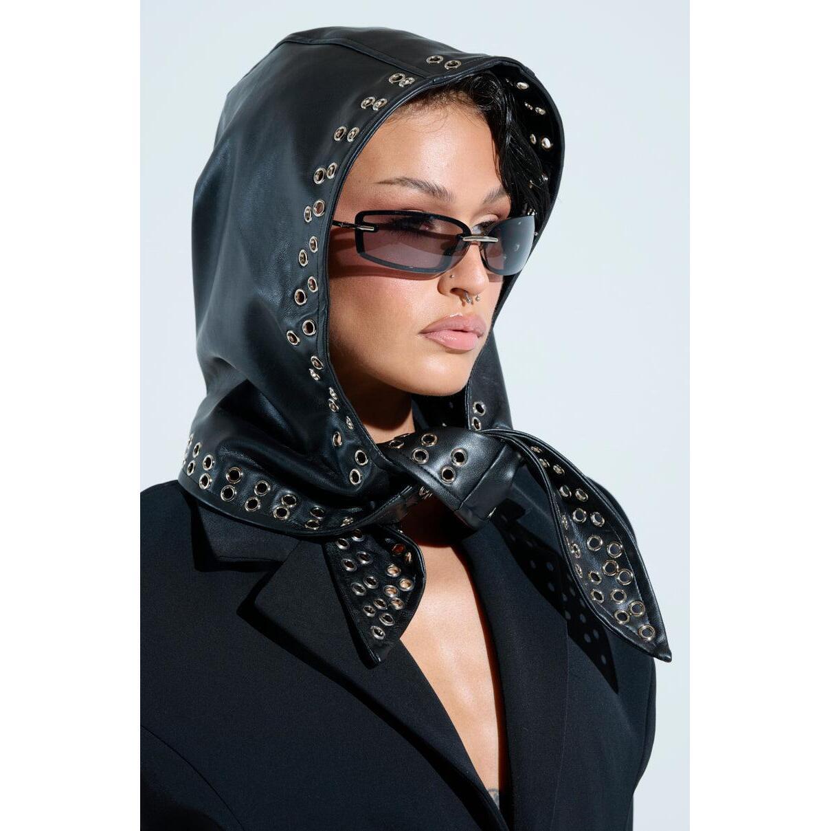 OH SO CHIC PU HEAD SCARF