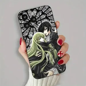 Classic Fantasy anime C-Code G-Geass phone case For iPhone 17/16/15/14/13/12/11/Pro/ProMax/Plus/Air/Xsmax/E, Samsung S26/S25/S24/S23/S22/Ultra/Plus/Edge, Anti Fall Soft TPU Back Cover, Shockproof Cover, Manga Merchandise, Kawaii Valentine's Day Gift