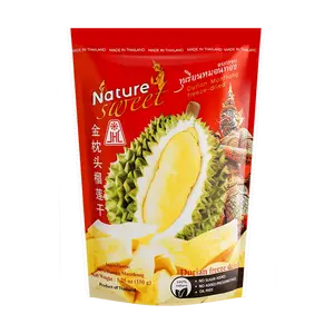 JHL Premium Golden Pillow Durian Chips 150g - All Natural Sweet Freeze-Dried Fruit Snack