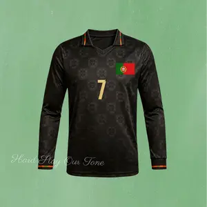 2025 Away Long Sleeve 7#  Soccer Jersey Football Jersey Quick Drying