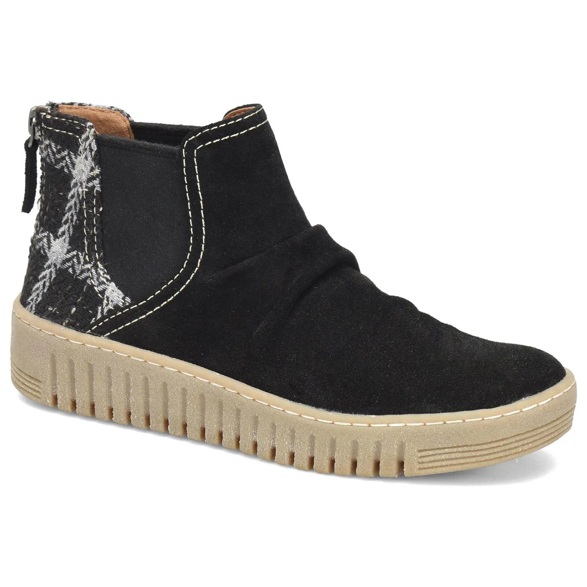 Comfortiva Plaid Sneaker Bootie - Hollis