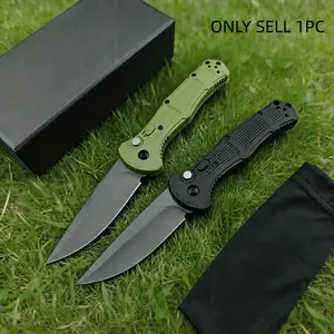 1pc 9070 Folding Knife, Outdoor Camping Tool, Textured Non-Slip Handle, Ideal for Daily Use, Perfect Gift for Men