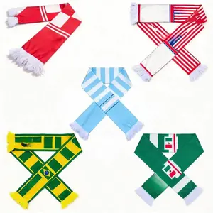 Scarf ，Multiple countries available,  cheering props for spectators,scarf，  one size, durable design suitable for year-round use, Holiday activities，  parties