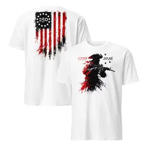 USA 250th Anniversary 1776-2026 Shirt - Patriotic American Flag Graphic Tee | Distressed Semiquincentennial Apparel | Heavy Cotton Gift for Patriots
