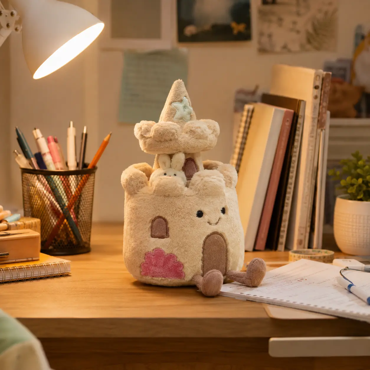 Jellycat Cute Sand Castle Stuffed Toy – Adorable Summer Beach Plush Gift