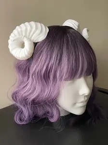3D Printed Ram Horns Headband - Cosplay and Halloween Accessory