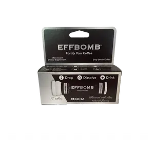 Effbomb, Mocha Fortified Coffee Tablet, Morning Energy Support, High Bioavailability Nutrients, 1 Pack (Net Wt. 30g) Beverage
