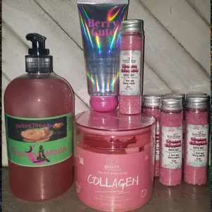 Beauty Mechanics Collagen Body Scrub, Lotion, Body Wash & Bath Salt Lot