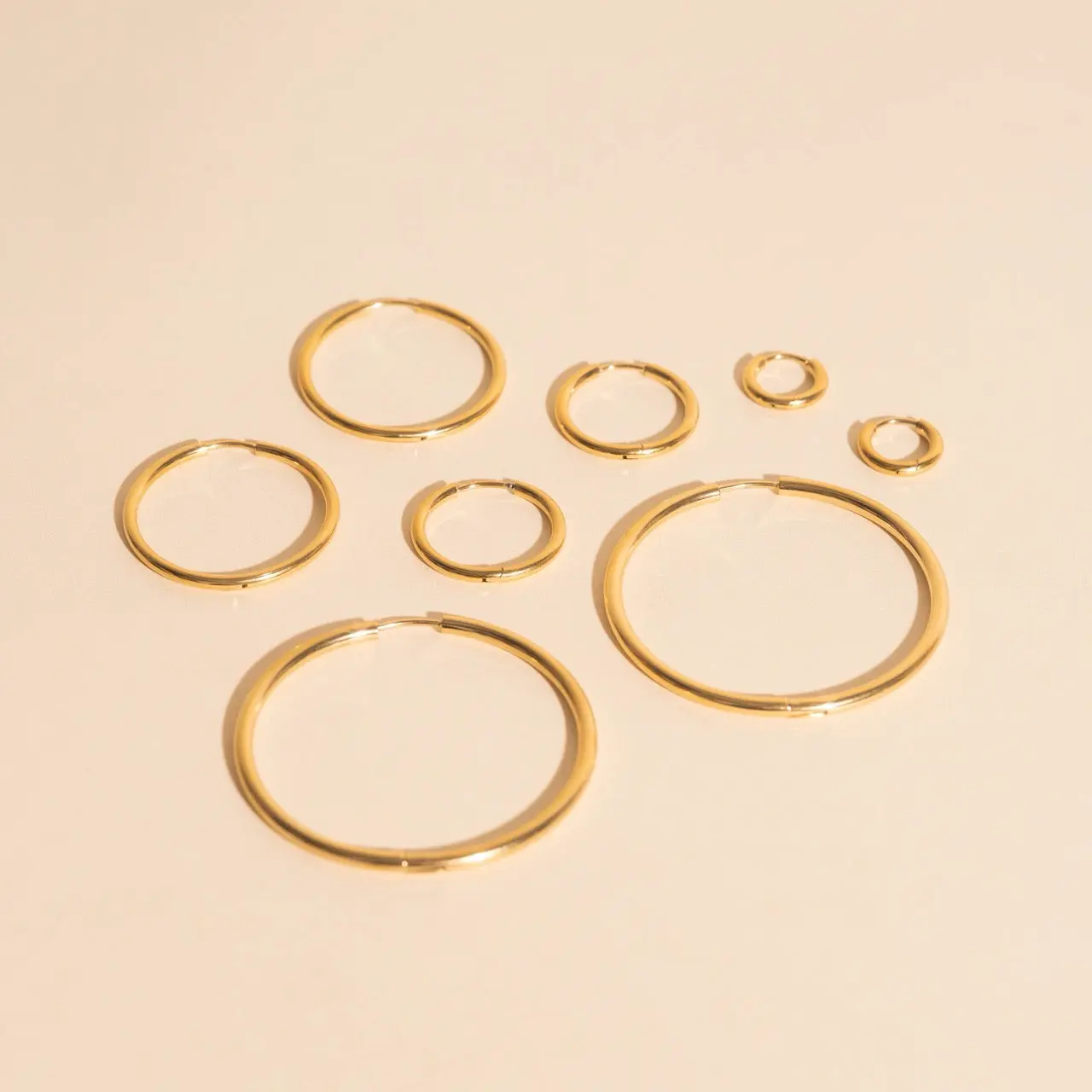 FeatherTUFF™ Circle Hoop Earrings 4-pack