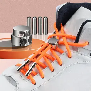 No Tie Shoelace Buckle,  Semi-circular Press Elastic Sports Footwear Shoelace Buckle, Lazy People Shoe Laces, Sports Shoe Accessories for Men & Women