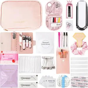 Wedding Day  Kit for Bride, 39 count Essential Items for Brides Daily Use Women Wedding , Travel Kit Personal Care  Set with Bride Makeup Bag - Wedding  Kit Supplies