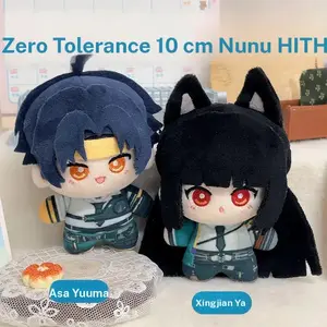 Zenless Zone Zero Hoshimi Miyabi & Asaba Harumasa 10cm Plush Doll - Anime Keychain Charm & Gift