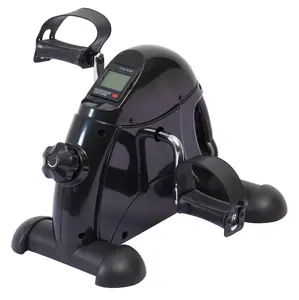 Under Desk Bike Pedal Exerciser Mini Bike for Leg/Arm Bike Mini Peddler with LCD Display for Home/Office