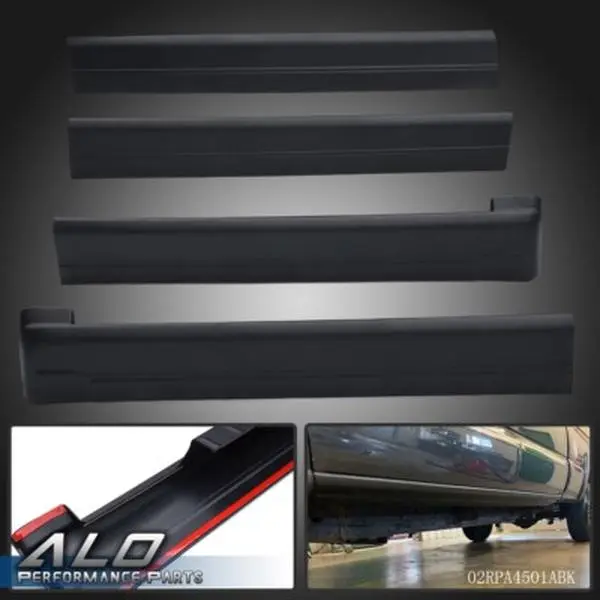 Rocker Panel Protector Guard Covers Fit For 01-06 Silverado/GMC Sierra Crew Cab