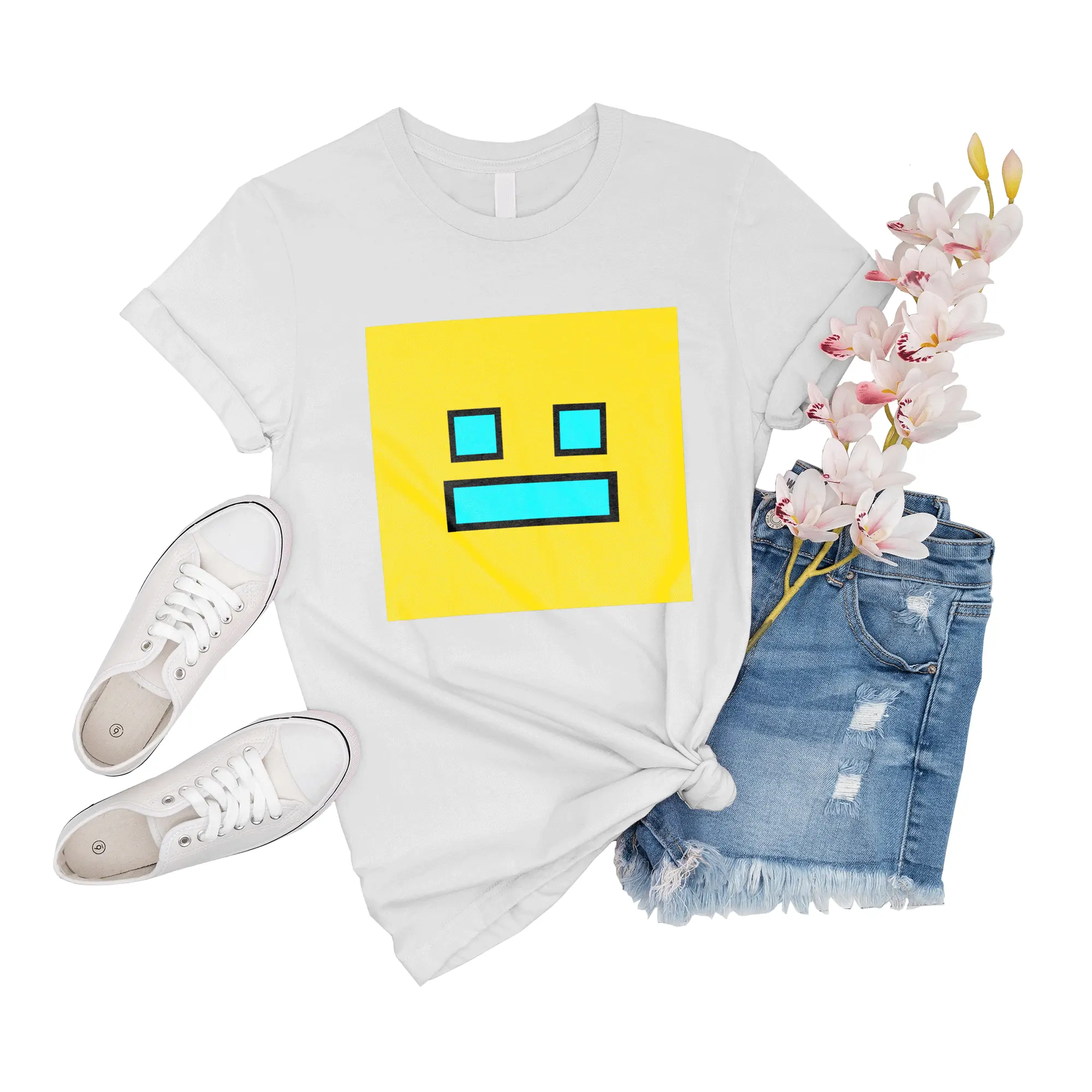 T-Shirt Unisex Fluorescent Valorant Trans Face Funny Gaming Family Event Gift For Men Shirts Short Friend Sleeve Shirt