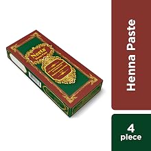 Ready-to-Use Henna Hair Dye Cones - Herbal, Chemical-Free, Natural Semi-Permanent Reddish Brown Haircare Formula, 4 Pieces Pack, Natural Henna Semi-Permanent Color, Apply Draw, At-Home Hair Color, Brown Hair Colors