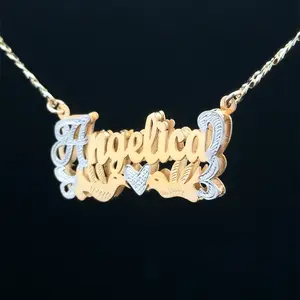 Customized double nameplate