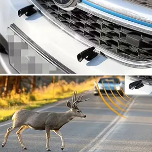 Car Deer Warning Horn Device, 2 Pack, Save Deer Sound Wave Technology, Animal Alarm Protector, Suitable for Suv Truck Motorcycle