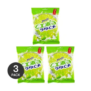 Hartbeat Thai Salty Lime Heart-Shaped Candy 3 Pack 100g Rich in Vitamin C