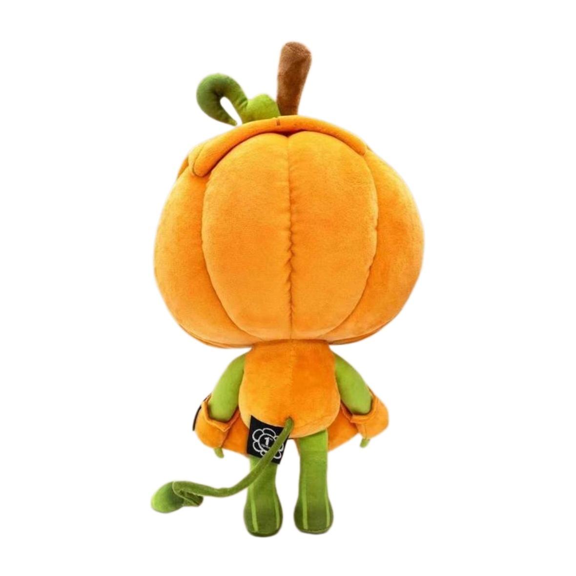 Dandy's World Pumpkin Plush - 13" Large Halloween Plushie with Heart Accessory, Soft Stuffed Animal Toy, Perfect Spooky Season & Fall Gift for Roblox Fans，stuffed animals
