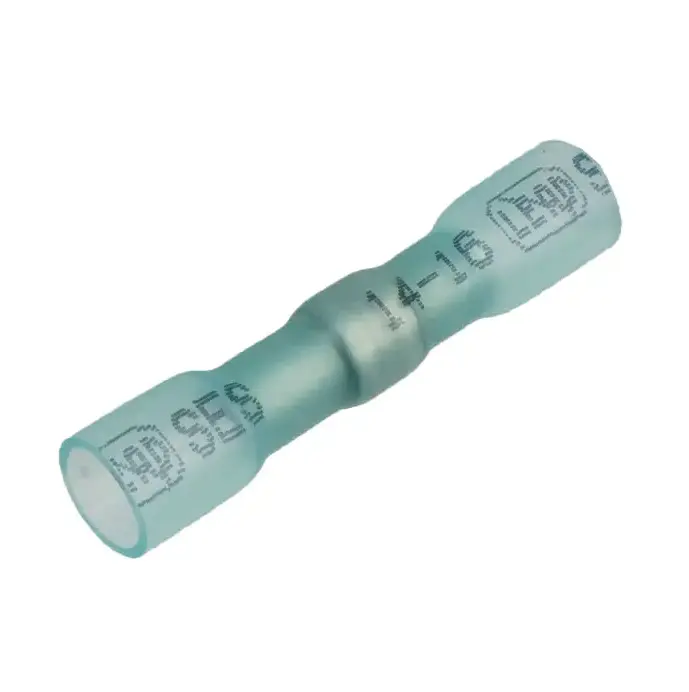 50-Pack 3M Polyolefin Heat Shrink Crimp Solder Butt Connectors, 16-14 AWG Insulated, Waterproof Electrical Wire Connectors with Crims+Shrinks Function & Insulation for Home Improvement