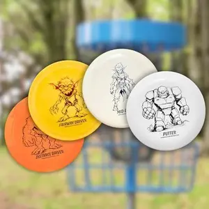 Discount Disc Golf Premium Plastic 4-Disc Pack