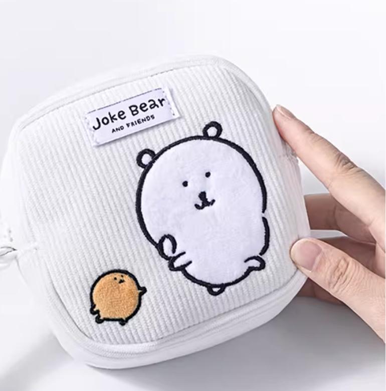 Joke Bear Series ZCX653 Storage Pouch, Lightweight, Cute Bear, The Perfect Gift Choice, New Arrival